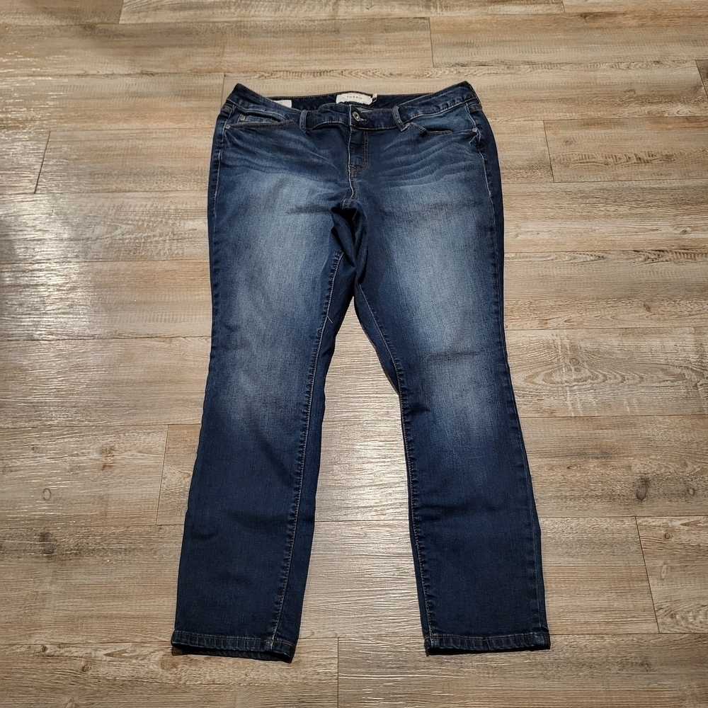 Torrid Skinny Fit Jeans Denim Medium Wash Womens Size 16R